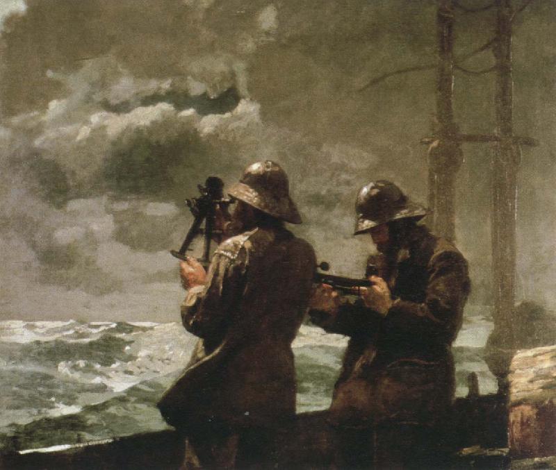 Winslow Homer eight bells oil painting image